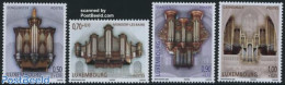 Luxemburg 2008 Organs 4v, Mint NH, Performance Art - Music - Musical Instruments - Unused Stamps