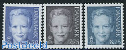 Denmark 2008 Definitives, Queen 3v, Mint NH - Neufs