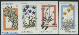 Australia 1986 Flowers 4v From Booklets, Mint NH, Nature - Flowers & Plants - Unused Stamps