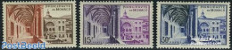 Monaco 1952 Postal Museum 3v, Mint NH, Art - Museums - Unused Stamps