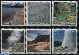 New Zealand 1993 Thermal Wonders 6v, Mint NH, History - Geology - Unused Stamps