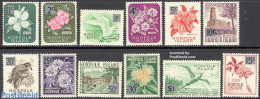 Norfolk Island 1966 Definitives 12v, Mint NH, Nature - Birds - Flowers & Plants - Other & Unclassified