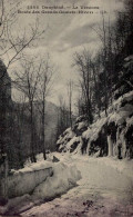 LE VERCORS .ROUTE DES GRANDS GOULETS   ( DROME )  HIVER - Les Grands Goulets