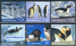 Ross Dependency 2001 Penguin 6v, Mint NH, Nature - Birds - Penguins - Other & Unclassified