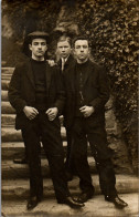CP Carte Photo D'époque Photographie Vintage Trio Homme Mode Amis  - Non Classés