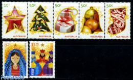 Australia 2009 Christmas 7v (2v+[::::]), Mint NH, Religion - Christmas - Unused Stamps