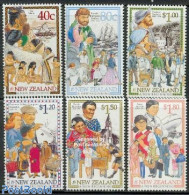New Zealand 1998 Millennium, Immigrants 6v, Mint NH, Transport - Various - Aircraft & Aviation - Ships And Boats - New.. - Ungebraucht