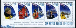 New Zealand 2009 Sir Peter Blake 5v M/s, Mint NH, Nature - Sport - Transport - Penguins - Sailing - Sport (other And M.. - Neufs