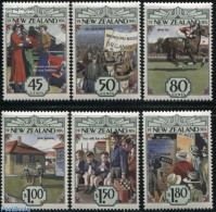 New Zealand 1993 The 1930s 6v, Mint NH, Health - Nature - Performance Art - Food & Drink - Horses - Film - Art - Fashion - Ungebraucht