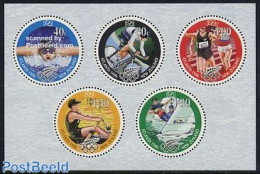 New Zealand 1996 Modern Olympics S/s, Mint NH, Sport - Athletics - Cycling - Kayaks & Rowing - Olympic Games - Sailing.. - Ungebraucht