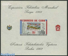 Cuba 1962 Praga 1962 S/s, Mint NH, Stamps On Stamps - Ungebraucht