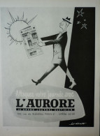 PUBLICITE Papier - PUB - Journal L'aurore - Advertising