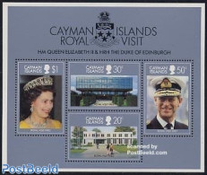 Cayman Islands 1983 Royal Visit S/s, Mint NH, History - Kings & Queens (Royalty) - Königshäuser, Adel