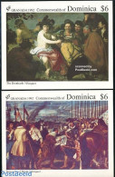 Dominica 1992 Granada 92 2 S/s, Mint NH, Art - Paintings - Dominikanische Rep.
