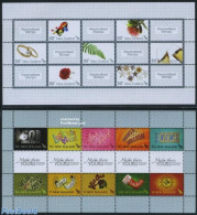 New Zealand 2007 Wishing Stamps 2 M/ss, Mint NH, Nature - Various - Flowers & Plants - Roses - Wine & Winery - Greetin.. - Ungebraucht