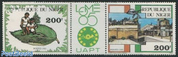 Niger 1985 Philexafrique 2v+tab [:T:], Mint NH, Philately - Níger (1960-...)