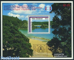 New Zealand 1986 Stockholmia, Coastal View S/s, Mint NH, Philately - Unused Stamps