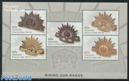 Australia 2012 Rising Sun Badge S/s, Mint NH, History - Decorations - Unused Stamps