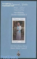 Tonga 2012 Elizabeth II Diamond Jubilee S/s, Mint NH, History - Kings & Queens (Royalty) - Königshäuser, Adel
