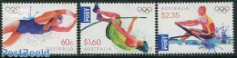Australia 2012 Olympic Games London 3v, Mint NH, Sport - Athletics - Kayaks & Rowing - Olympic Games - Swimming - Ungebraucht