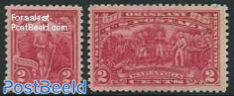 United States Of America 1927 Vermont State, Battle Of Bennington 2v, Mint NH, History - History - Unused Stamps
