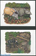 Guyana 1995 African Fauna 2 S/s, Mint NH, Nature - Animals (others & Mixed) - Monkeys - Guyane (1966-...)