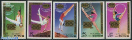 Korea, North 1983 Olympic Games, Overprints 5v Imperforated, Mint NH, Sport - Gymnastics - Olympic Games - Gymnastics