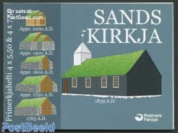 Faroe Islands 2006 Christmas, Sands Church Booklet, Mint NH, Religion - Christmas - Churches, Temples, Mosques, Synago.. - Noël