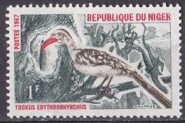 (Niger 1967) Vögel Tockus Erythrorhynchus **/MNH (A4-2) - Otros & Sin Clasificación