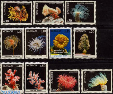 Monaco 1980 Marine Life 11v, Mint NH, Nature - Shells & Crustaceans - Unused Stamps