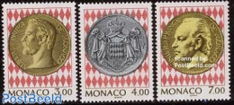 Monaco 1994 Stamp & Coin Museum 3v, Mint NH, Various - Money On Stamps - Art - Museums - Ungebraucht