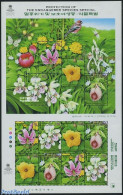 Korea, South 2000 Flower Protection M/s (with 3 Sets), Mint NH, Nature - Flowers & Plants - Corée Du Sud