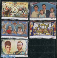 Ascension 2013 Diamond Jubilee 5v, Mint NH, History - Kings & Queens (Royalty) - Familles Royales