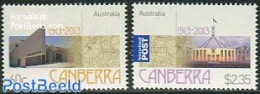 Australia 2013 Canberra 2v, Mint NH, Art - Modern Architecture - Unused Stamps