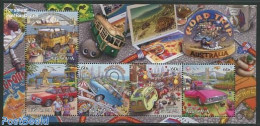 Australia 2013 Road Trip Australia S/s, Mint NH, Nature - Transport - Various - Birds - Automobiles - Fairs - Tourism .. - Unused Stamps