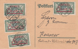 Deutsches Reich Memel Postkarte 1922 - Klaipeda 1923