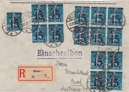 Deutsches Reich Memel R Brief 1921 - Klaipeda 1923