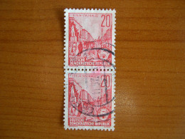 RDA  Obl  N°  317A Paire - Used Stamps