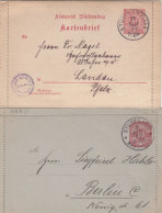 AD Wurttemberg 2 Kartenbriefe  Ab 1897 - Otros & Sin Clasificación