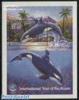 Liberia 1998 Killer Whale S/s, Mint NH, Nature - Sea Mammals - Otros & Sin Clasificación