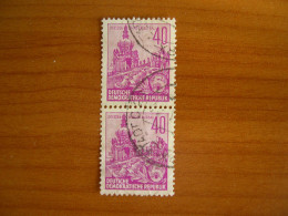 RDA  Obl  N°  320B Paire - Used Stamps