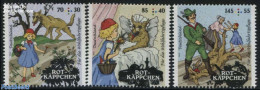 Germany, Federal Republic 2016 Welfare, Little Red Ridinghood 3v, Mint NH, Nature - Animals (others & Mixed) - Hunting.. - Unused Stamps