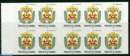Andorra, French Post 1998 Coat Of Arms Booklet S-a, Mint NH, History - Coat Of Arms - Stamp Booklets - Ungebraucht