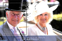 Jersey 2018 Prince Charles 70th Birthday S/s, Mint NH, History - Kings & Queens (Royalty) - Königshäuser, Adel