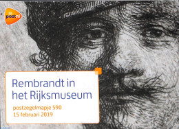 Netherlands 2019 PZM Rembrandt Rijksmuseum, PZM 590, Mint NH, Art - Rembrandt - Nuevos