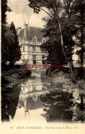 CPA AZAY LE RIDEAU - UNE VUE DANS LE PARC - LL - Azay-le-Rideau