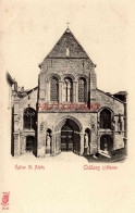 CPA CHLONS SUR MARNE - EGLISE ST ALPIN - Châlons-sur-Marne