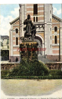 CPA VICHY - STATUE DE LA CHARITE - ENTREE DE L'HOPITAL CIVIL - Vichy