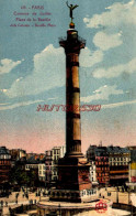 CPA PARIS - COLONNE DE JUILLET - PLACE DE LA BASTILLE - Sonstige Sehenswürdigkeiten