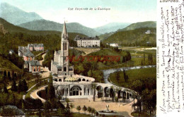 CPA LOURDES - VUE GENERALE DE LA BASILIQUE - Lourdes